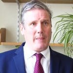 Labour leader Keir Starmer biting his lip workers