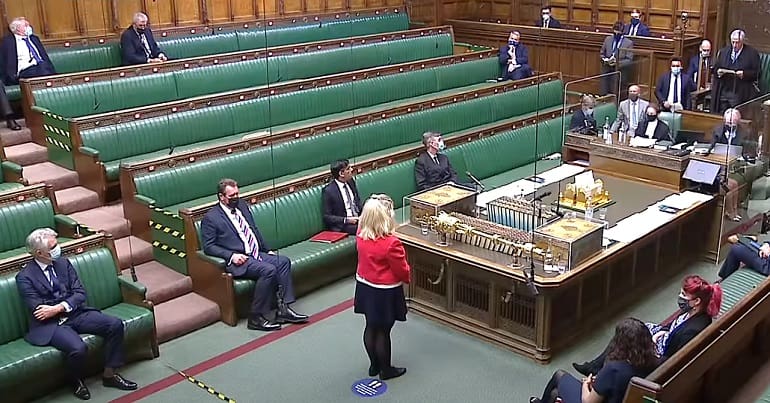 MPs voting on the foreign aid budget