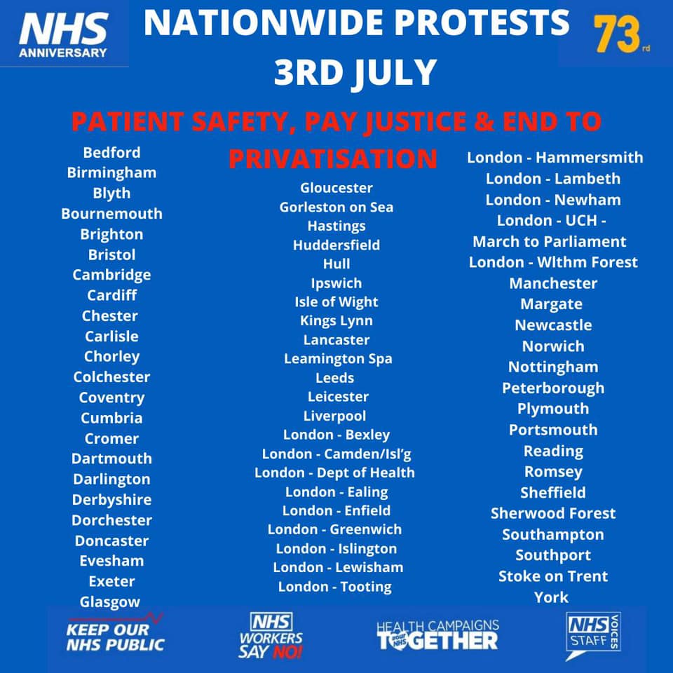 NHS 73rd Anniversary Demo Image
