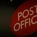 The Post Office logo as it has agreed a potential deal with the CWU