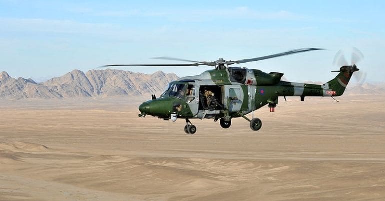 Lynx over Afghanistan