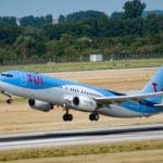 TUI aeroplane taking off