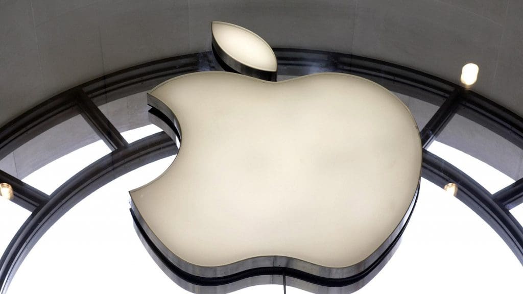 The Apple logo