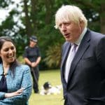 Priti Patel and Boris JOhnson