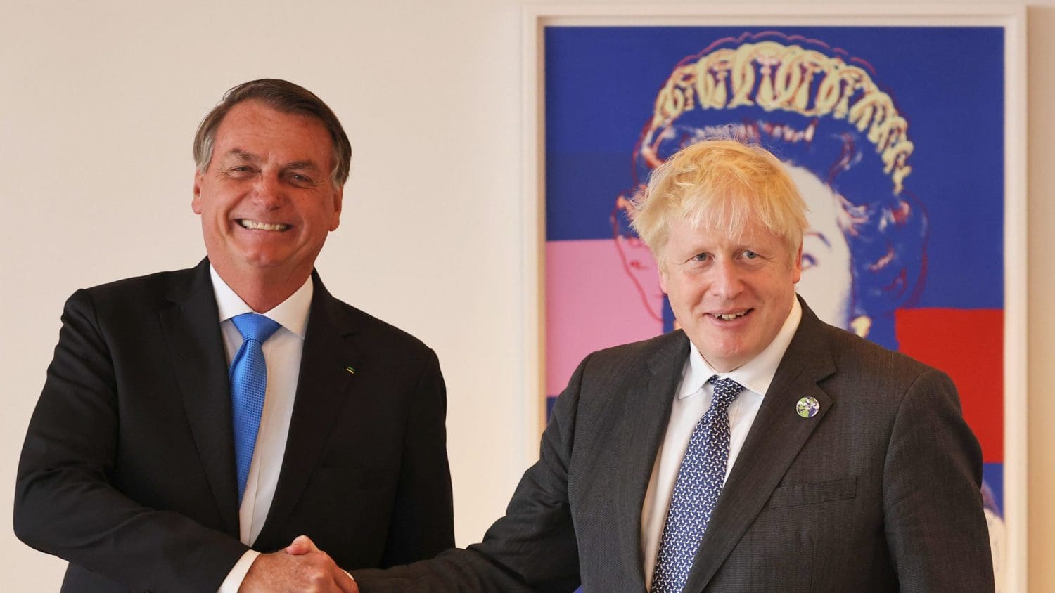 Jair Bolsonaro and Boris Johnson