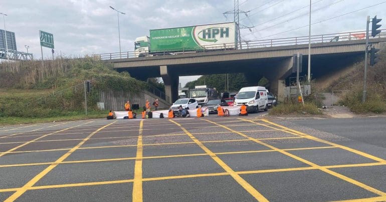 M25 protest