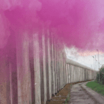 A demonstration against racism by prison officers at HMP Long Lartin
