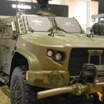 An armoured vehicle