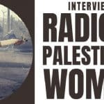 Book cover showing a Palestinian Woman with a sling shot