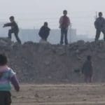 Children playing in Iraq after the invasion