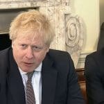 Boris Johnson & Rishi Sunak at cabinet