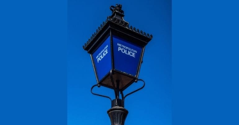 Metropolitan Police sign