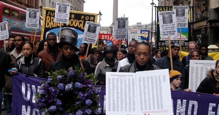 The United Families & Friends Campaign's annual procession