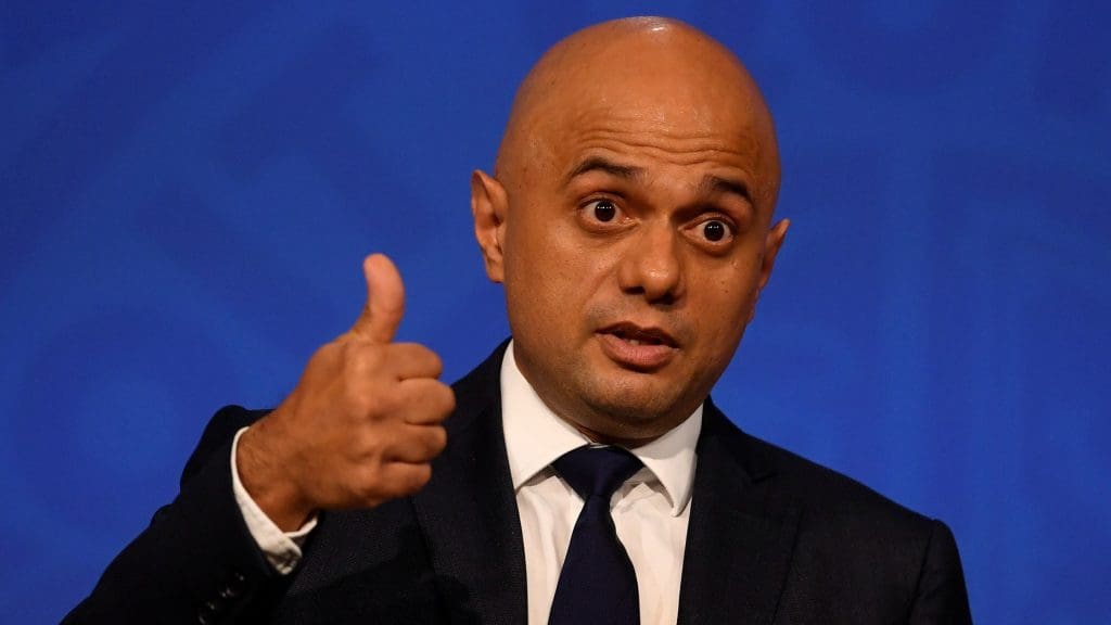 Sajid Javid giving a thumbs up