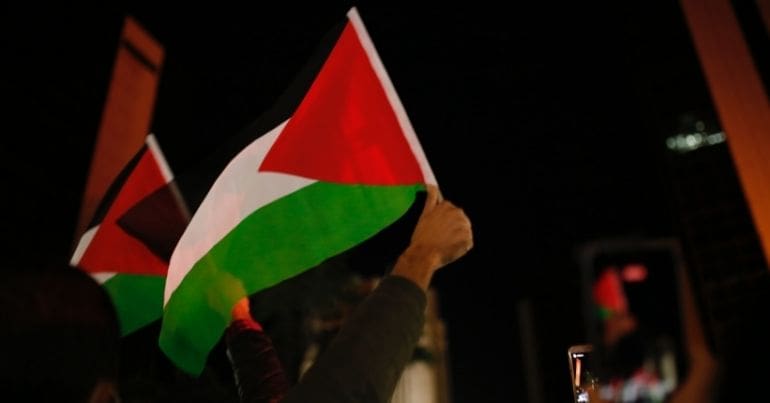 Palestine solidarity protest