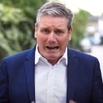 Keir Starmer grimacing in a new Labour video