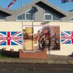 Loyalist mural of soldiers
