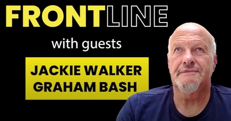 The Canary Frontline title and Graham Bash