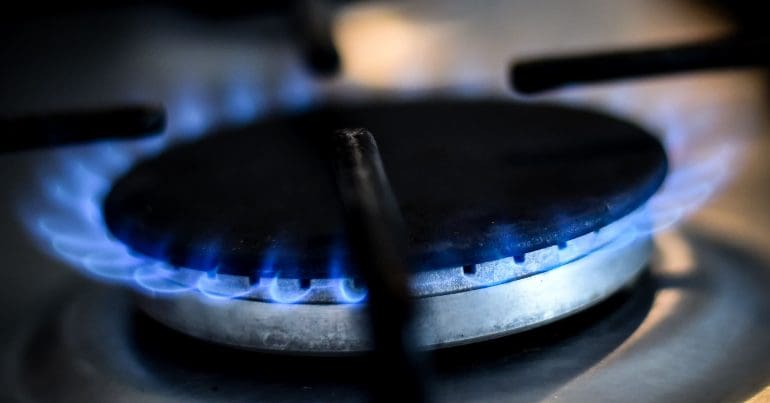 A gas hob