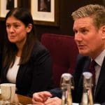 Keir Starmer and Lisa Nandy looking stressed.