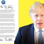NHS Workers Letter and Boris Johnson