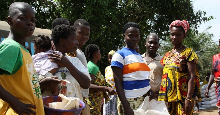 Refugees from Ivory Coast in Liberia