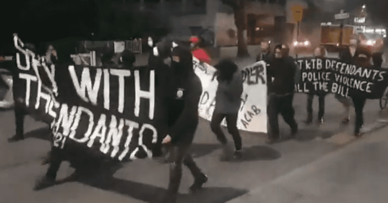 Support demonstration for Ryan Roberts