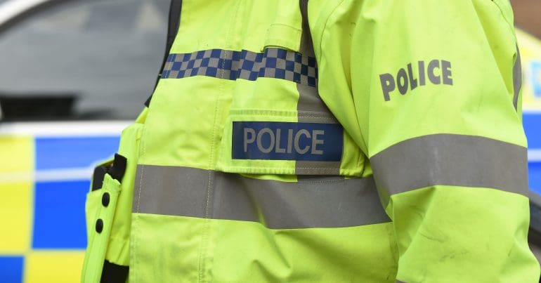 A police officer's jacket