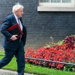 Boris Johnson shuffling rightwards