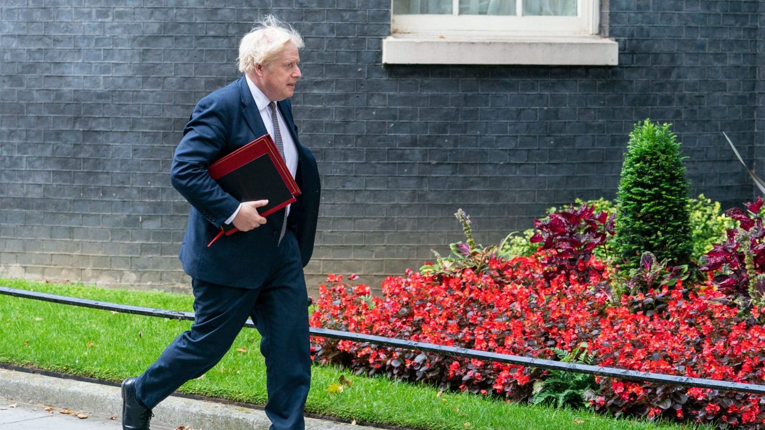 Boris Johnson shuffling rightwards