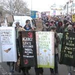 A Kill the Bill demo in Bristol