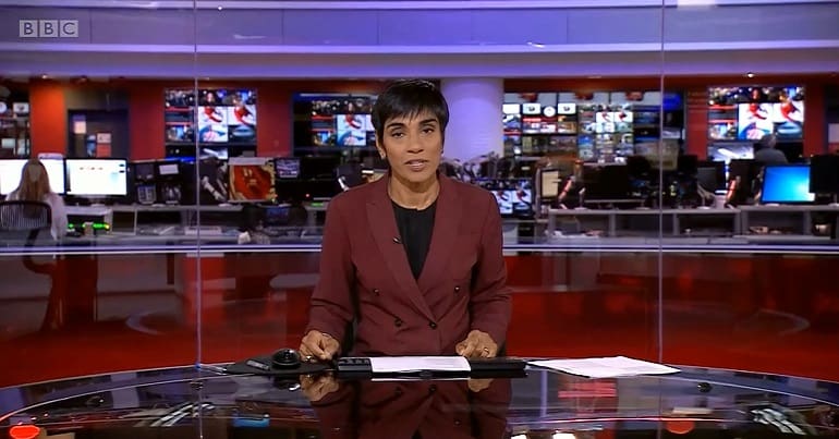 BBC News at Ten on 13 January