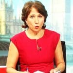A picture of Jo Coburn on BBC Politics Live where they discussed National Insurance