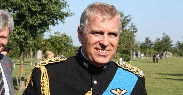 Andrew in military regalia