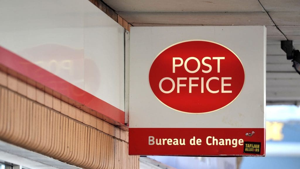Post Office sign