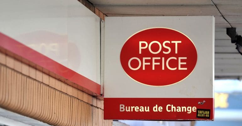 Post Office sign