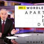 A clip from BBC News at Ten with the word apartheid spelled out and the Amnesty logo