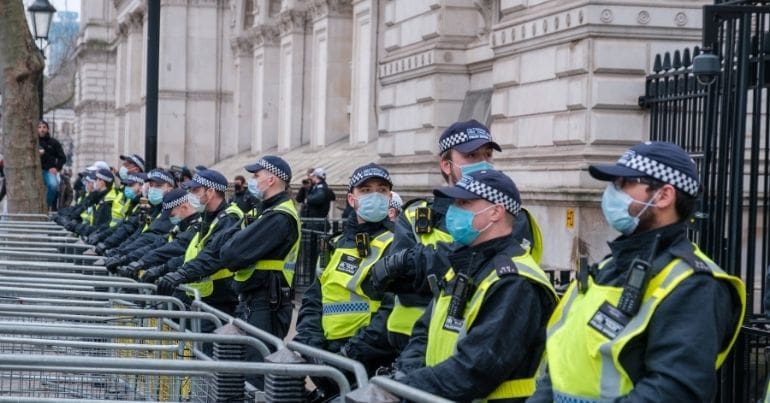 Metropolitan police officers