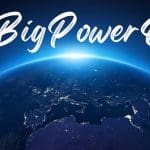 An image of the earth with BigPowerOff as a hashtag from a campaign over energy bills