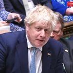 Boris Johnson at PMQs on Wednesday 30 March