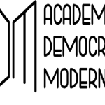 The logo of the Academy of Democratic Modernity