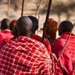 A group of Maasai people