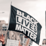 black lives matter flag
