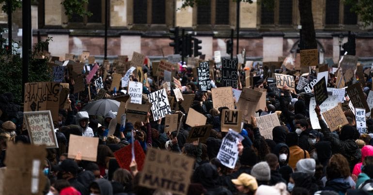Black Lives Matter UK protest 2020