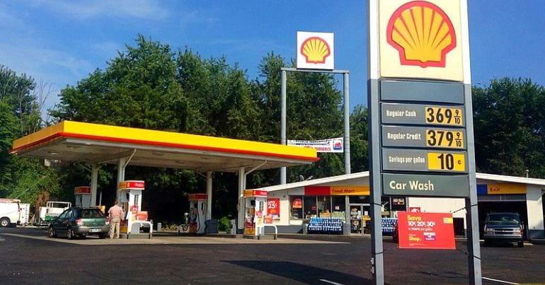 Shell gas station