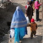 Afghan mother and child