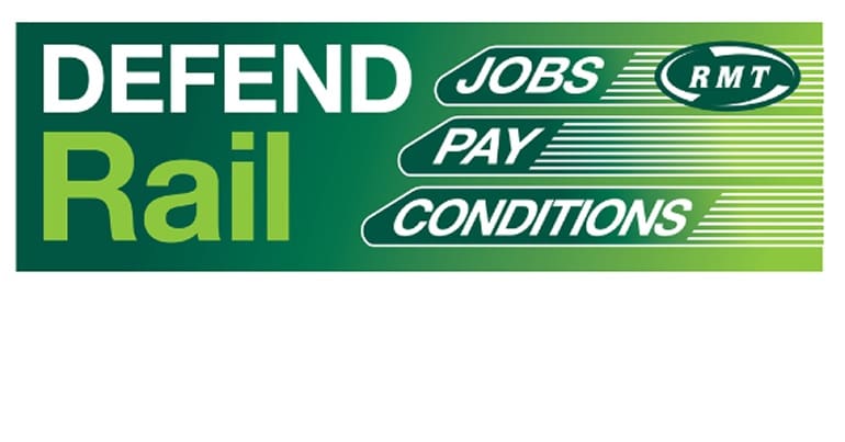 The RMT strike campaign logo