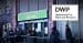 DWP Jobcentre Queue with the DWP benefits Logo