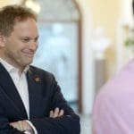 Grant Shapps looking smug