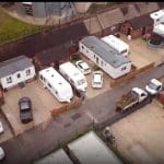 An aerial shot of Leighton GRT site